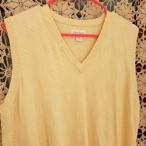 vintage 80s textured sweatervest
